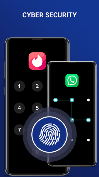 AppLock: Lock apps Fingerprint - عکس برنامه موبایلی اندروید