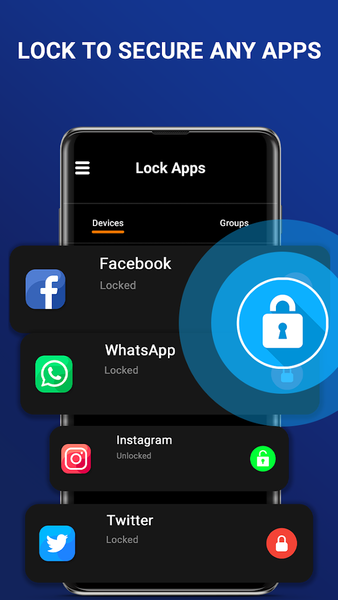 AppLock : Lock app & Pin lock - عکس برنامه موبایلی اندروید