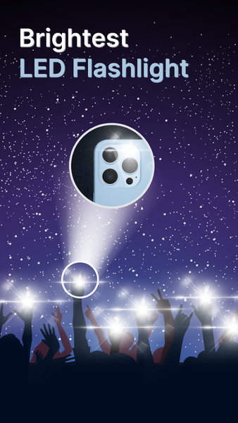 Flashlight - Flash Alert App - عکس برنامه موبایلی اندروید