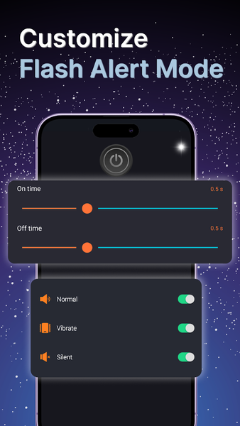 Flashlight - Flash Alert App - عکس برنامه موبایلی اندروید