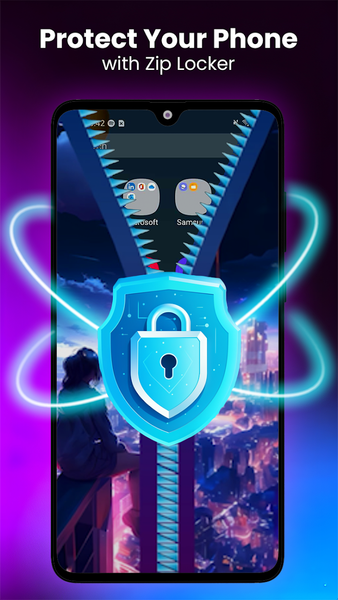 Zipper Lock Screen - Zip Lock - عکس برنامه موبایلی اندروید