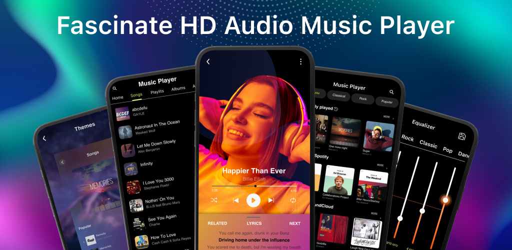 Music Player & MP3 Player App - عکس برنامه موبایلی اندروید