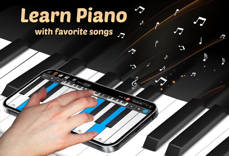 Learn Piano - Piano lessons - عکس برنامه موبایلی اندروید