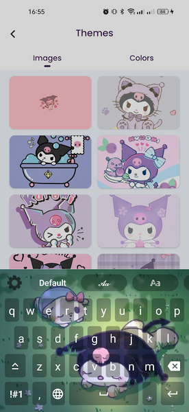 Kuromi Keyboard Theme - Image screenshot of android app
