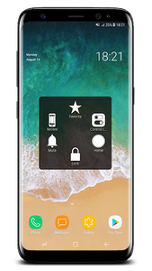 Assistive Touch iOS 15 - عکس برنامه موبایلی اندروید