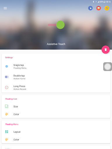 Assistive Touch iOS - عکس برنامه موبایلی اندروید
