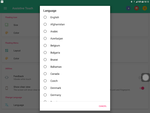 Assistive Touch iOS - عکس برنامه موبایلی اندروید