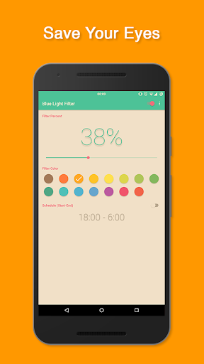 Blue Light Filter - Eye Care - Image screenshot of android app