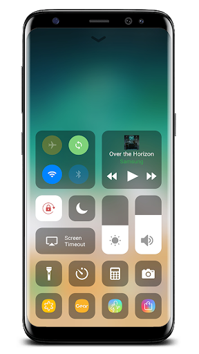Control Center iOS 15 - عکس برنامه موبایلی اندروید