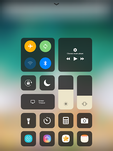 Control Center iOS ۱۵ - عکس برنامه موبایلی اندروید