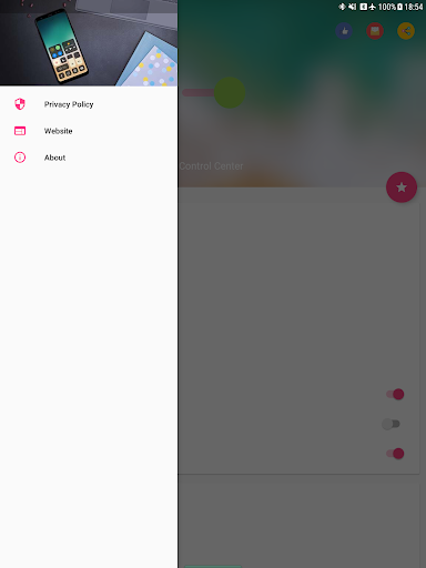 Control Center iOS ۱۵ - عکس برنامه موبایلی اندروید