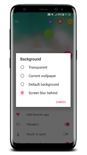 Control Center iOS ۱۵ - عکس برنامه موبایلی اندروید