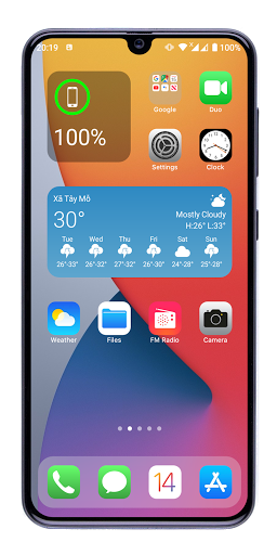 Launcher iOS ۱۵ - لانچر آی او اس ۱۵ - عکس برنامه موبایلی اندروید