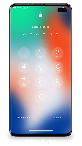 Lock Screen iOS 15 - Image screenshot of android app