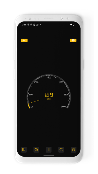 Light Meter - Lux Meter - عکس برنامه موبایلی اندروید