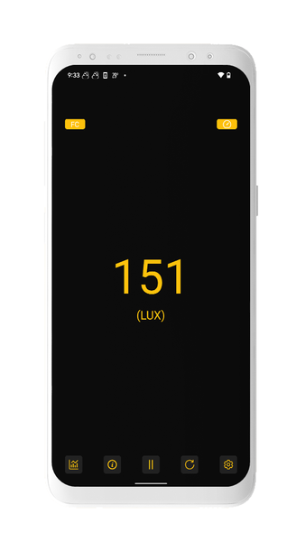 Light Meter - Lux Meter - عکس برنامه موبایلی اندروید