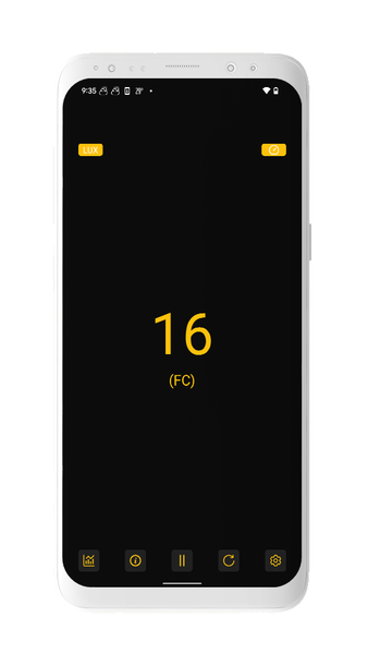Light Meter - Lux Meter - عکس برنامه موبایلی اندروید