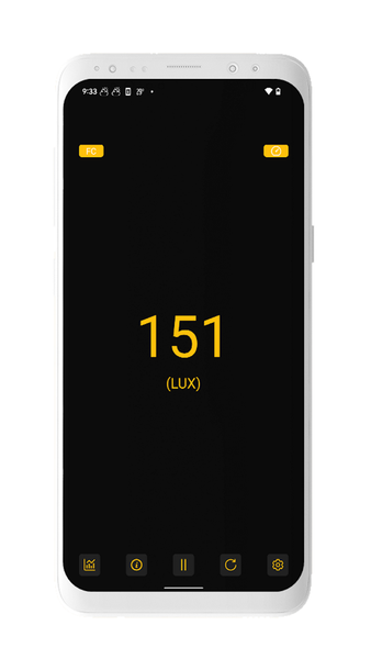 Light Meter - Lux Meter - عکس برنامه موبایلی اندروید