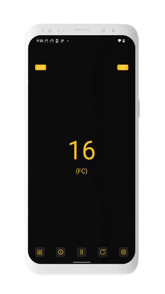 Light Meter - Lux Meter - عکس برنامه موبایلی اندروید