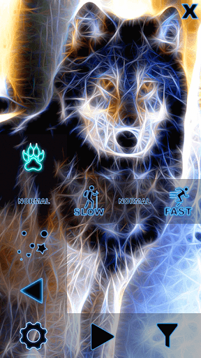 Create meme ice wolf Wallpaper cool wolves avatar photo neon wolf   Pictures  Memearsenalcom