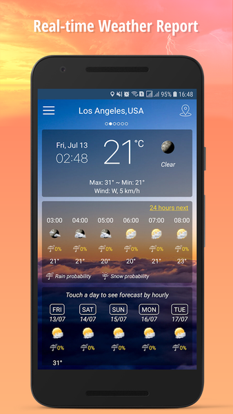 Weather – Accurate Forecast - عکس برنامه موبایلی اندروید