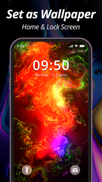 Live Wallpaper: Magic Fluid - عکس برنامه موبایلی اندروید