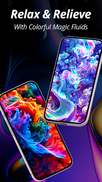 Live Wallpaper: Magic Fluid - عکس برنامه موبایلی اندروید