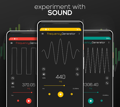 Frequency Sound Generator - Image screenshot of android app