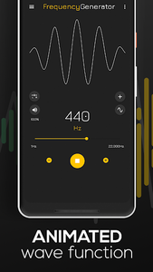 Frequency Sound Generator - Image screenshot of android app