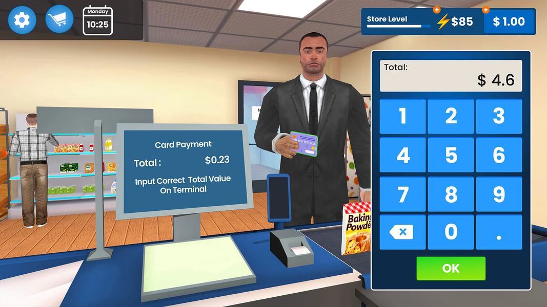 My Supermarket Store Sim 3d - Gameplay image of android game