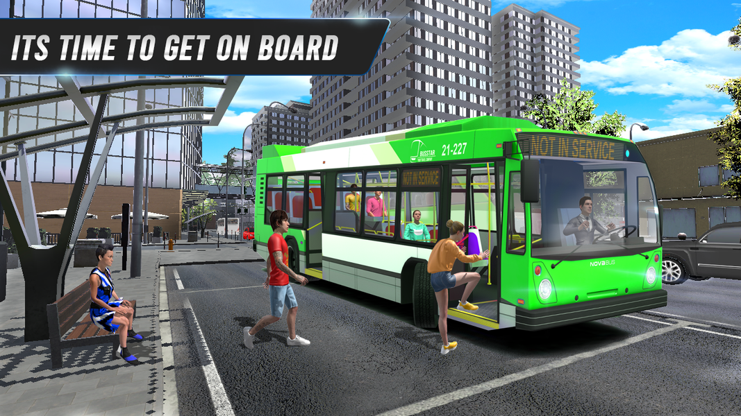 Bus Simulation Game: Bus Games - Gameplay image of android game