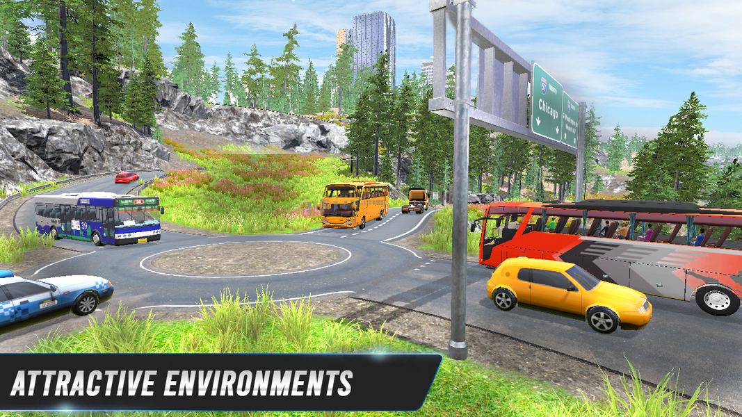 Bus Simulation Game: Bus Games - عکس بازی موبایلی اندروید