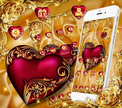 Luxury Royal Heart Theme - عکس برنامه موبایلی اندروید