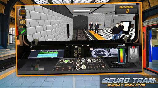 Euro Tram Subway Simulator - Gameplay image of android game