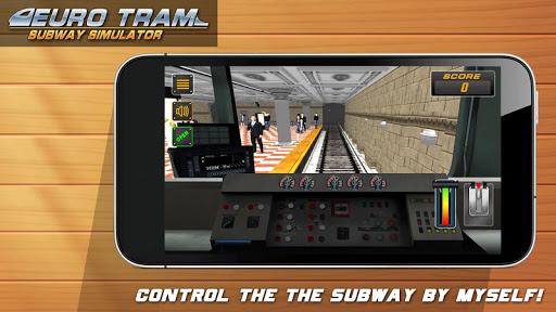 Euro Tram Subway Simulator - Gameplay image of android game