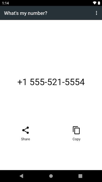 What's my number? - عکس برنامه موبایلی اندروید