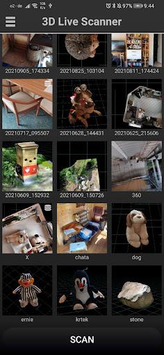3D Live Scanner - Image screenshot of android app