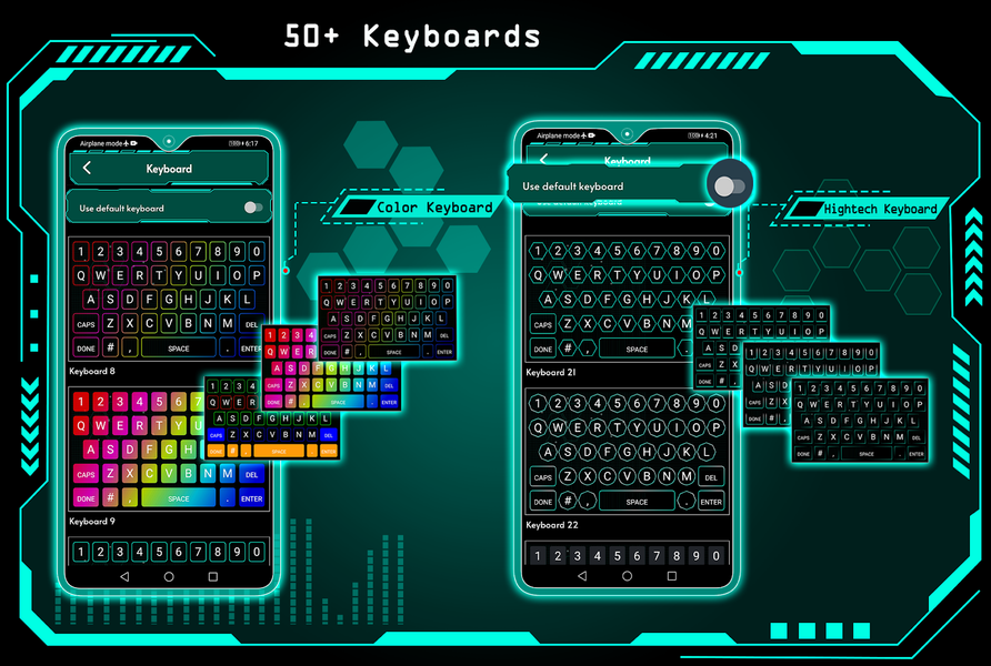 Futuristic Launcher 2, Applock - Image screenshot of android app