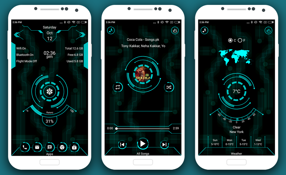 Innovational Launcher -AppLock - عکس برنامه موبایلی اندروید