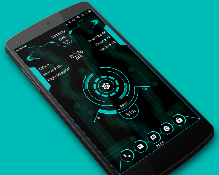 Innovational Launcher -AppLock - عکس برنامه موبایلی اندروید