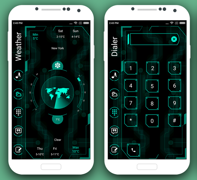 Innovatory Launcher - Hi-tech - عکس برنامه موبایلی اندروید