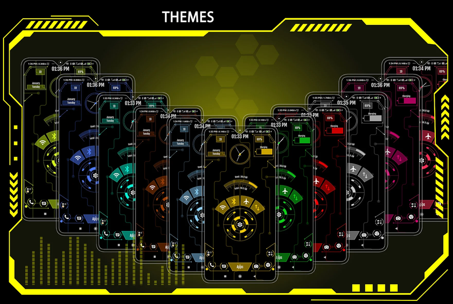 Innovatory Launcher - Hi-tech - عکس برنامه موبایلی اندروید