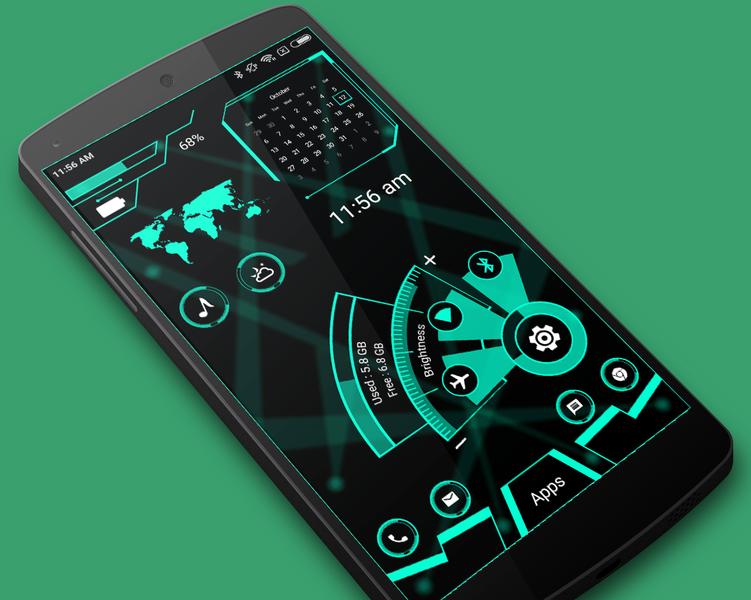 Modish Launcher ۲ - App lock - عکس برنامه موبایلی اندروید
