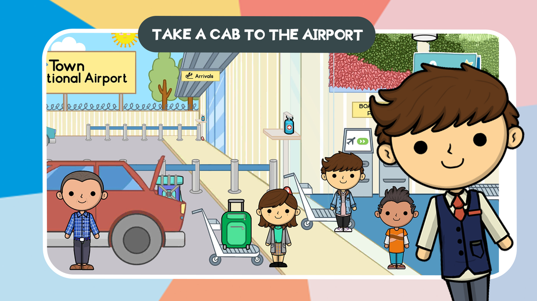 Lila's World: Airport & Planes - عکس بازی موبایلی اندروید