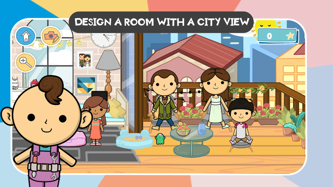 Lila's World: Home Design - Gameplay image of android game