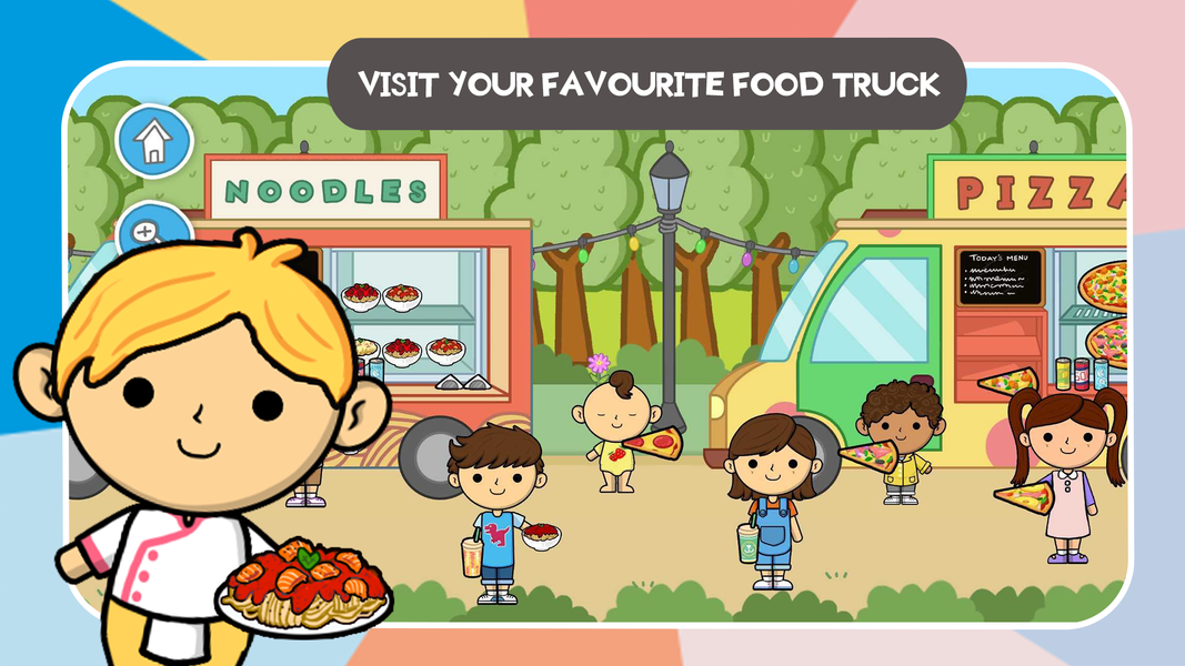 Lila's World: Restaurant Play - Gameplay image of android game