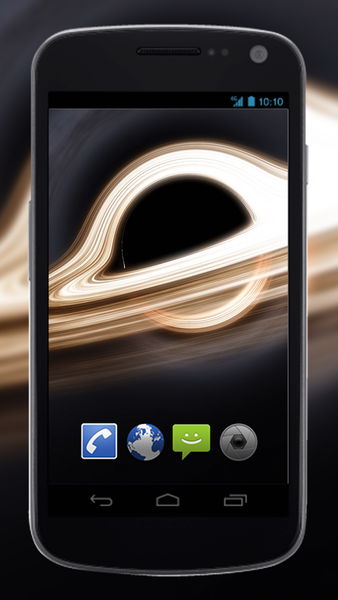 4K Black Hole Horizon Video Live Wallpaper - Image screenshot of android app