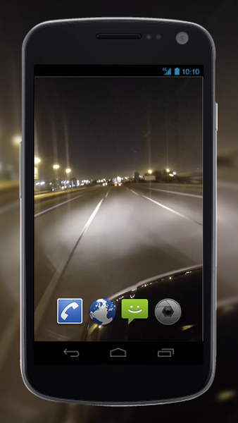 4K Night City Driving Video Live Wallpaper - Image screenshot of android app