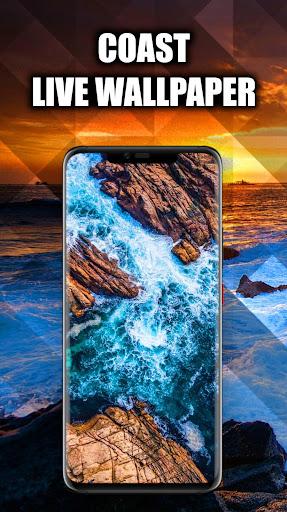 Coast Wallpaper Live HD/3D/4K - Image screenshot of android app