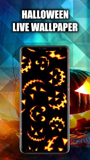 Halloween Wallpaper Live HD/3D - Image screenshot of android app